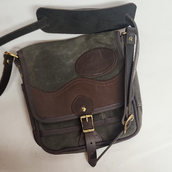 reliable softgoods frost river Other - Frost River Stylish Olive & Brown Leather Canvas Unisex Crossbody SaddleBag